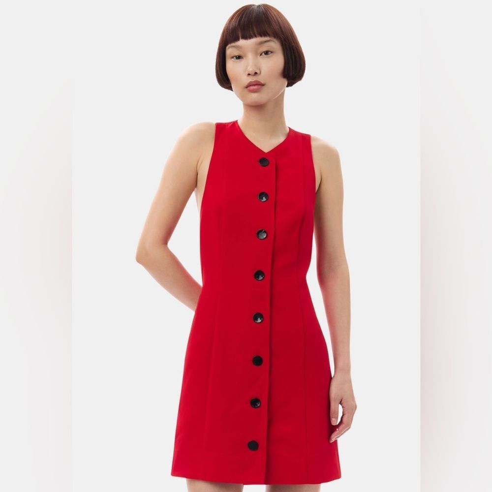 Ganni Red Mini Dress
